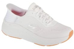 Buty sportowe damskie, Slip-Ins: Max Cushioning Elite 2.0 - Vanish. Białe buty sportowe na co dzień damskie Skechers, bez wzorów, z materiału, trekkingowe. Za 499.99 zł.