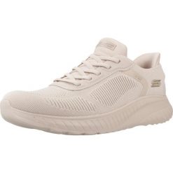 Buty SKECHERS BOBS SQUAD CHAOS Beżowy. Brązowe buty sportowe na co dzień damskie Skechers, bez wzorów, trekkingowe, Skechers Sport. Za 360.95 zł.