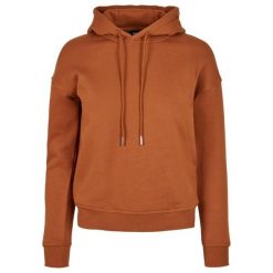 Bluza Damska Z Kapturem. Brązowe bluzy z kapturem damskie Urban Classics, xs. Za 122.99 zł.