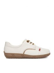 Go Soft Półbuty CEO-WI23-COMFORT-01 Écru. Półbuty damskie GO SOFT, bez wzorów, ze skóry, bez obcasa, na płaskiej podeszwie. Za 219.99 zł.