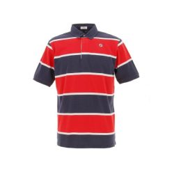 Koszulka polo w paski Serge Blanco. Czerwone koszulki polo męskie SERGE BLANCO, m, bez wzorów, bez ramiączek. W wyprzedaży za 335.05 zł.