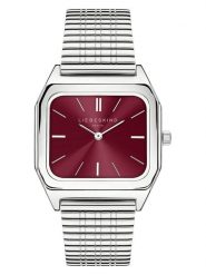 Liebeskind Zegarek kwarcowy w kolorze srebrno-bordowym rozmiar: onesize. Szare, analogowe zegarki damskie Liebeskind, ze stali. Za 347.99 zł.