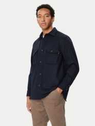 Tommy Hilfiger Kurtka koszulowa Classic MW0MW44603 Granatowy Regular Fit. Niebieskie kurtki męskie Tommy Hilfiger, m, bez wzorów, z syntetyku, bez kaptura. Za 636.99 zł.
