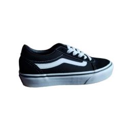 Buty na co dzień trampki Vans Vard. Czarne trampki i tenisówki męskie Vans, bez wzorów, ze skóry, bez zapięcia. Za 229.00 zł.