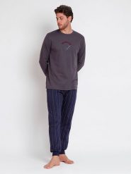 Admas Piżama w kolorze szarym rozmiar: XL. Szare piżamy męskie admas, xl, bez wzorów, bez ramiączek. Za 130.99 zł.