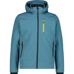 Veste z odpinanym kapturem softshell CMP. Niebieskie kurtki softshell damskie CMP, m, bez wzorów, z materiału, z kapturem. Za 342.55 zł.