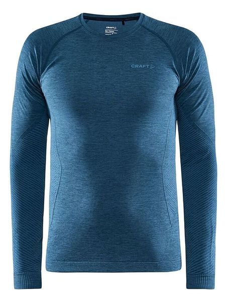 Craft Koszulka sportowa "Core Dry Active" w kolorze granatowym rozmiar: L. Niebieskie t-shirty sportowe męskie Craft, l, bez ramiączek, outdoorowe. Za 113.90 zł.