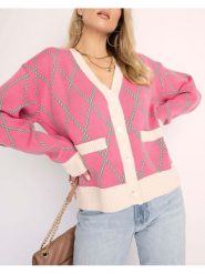 Milan Kiss Kardigan w kolorze różowym rozmiar: L. Różowe kardigany damskie Milan Kiss, l, bez wzorów. Za 165.99 zł.