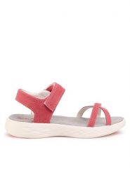 CMP Sandały Hailioth Hiking Sandal 30Q9585 Czerwony. Czerwone sandały dziewczęce CMP, ze skóry, bez zapięcia. Za 129.99 zł.