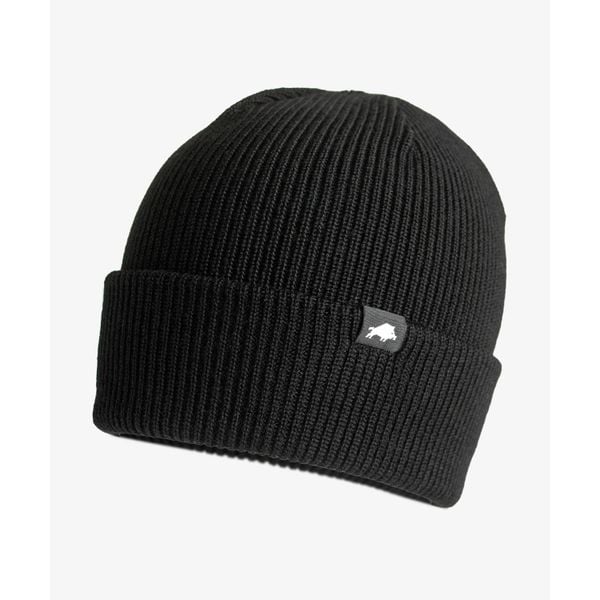 Czapka zimowa DZIK® czarna. Czarne czapki męskie DZIK, na zimę, bez wzorów, ze skóry. Za 139.99 zł.