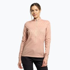 Bluza narciarska damska Maloja Copper. Brązowe bluzy bez kaptura damskie Maloja, l. Za 279.99 zł.