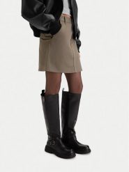 G-Star Raw Kozaki EO-GLCI-GLC8137 Czarny. Czarne kozaki damskie G-Star, ze skóry, bez obcasa, na płaskiej podeszwie. Za 639.99 zł.