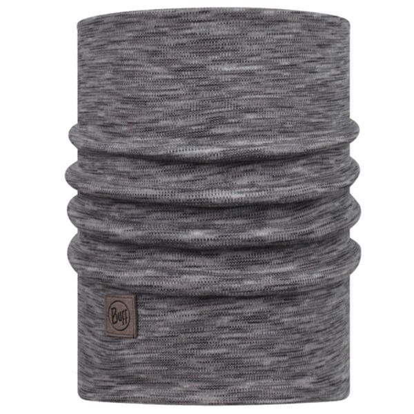 Komin wielofunkcyjny z wełny merynosów Buff Merino Heavyweight. Szare szaliki i kominy damskie Buff, bez wzorów, z materiału. Za 132.49 zł.