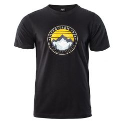Koszulka Hi-Tec Zergo. Czarne t-shirty sportowe męskie Hi-tec, m, z materiału, bez ramiączek. Za 62.87 zł.