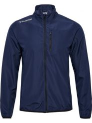 Kurtka z dresu Hummel. Niebieskie kurtki treningowe męskie HUMMEL, l, bez wzorów, z dresówki, do biegania. Za 159.50 zł.