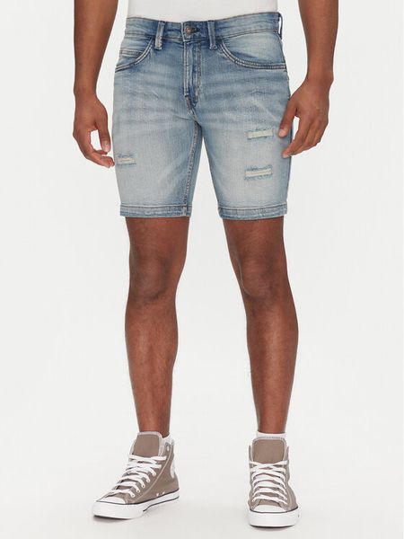 INDICODE Szorty jeansowe Sejer 70-849 Niebieski Slim Fit. Niebieskie szorty męskie INDICODE, bez wzorów, z bawełny. Za 139.99 zł.