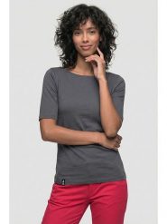 Alife and kickin Koszulka "Hilde" w kolorze antracytowym rozmiar: XL. Czarne t-shirty damskie Alife and Kickin, xl, bez wzorów, z bawełny, bez kołnierzyka. Za 43.99 zł.