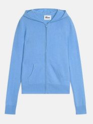 Just Cashmere Kaszmirowy kardigan "Debbie" w kolorze błękitnym rozmiar: M. Niebieskie kardigany damskie Just Cashmere, m, bez wzorów, z kaszmiru. Za 385.73 zł.