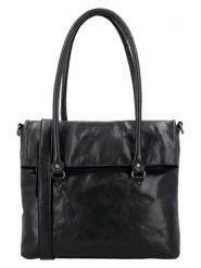 HIDE & STITCHES Skórzana torebka "Westland" w kolorze czarnym - 36 x 29 x 9 cm rozmiar: onesize. Czarne torby na laptopa męskie HIDE & STITCHES, z materiału. Za 347.99 zł.