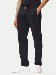 KARL LAGERFELD Spodnie dresowe 705019 563900 Granatowy Regular Fit. Niebieskie spodnie dresowe męskie Karl Lagerfeld, bez wzorów, z bawełny. Za 619.99 zł.