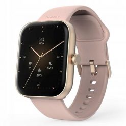 Hama Fit Watch 5000 SMARTWATCH Zegarek Sportowy Prostokątny Różowe Złoto. Czerwone, cyfrowe zegarki męskie Hama, plastikowe. Za 201.85 zł.