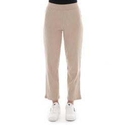 Spodnie dresowe miękki na co dzień na siłownię. Brązowe spodnie dresowe damskie LEONE 1947 APPAREL, z bawełny, na fitness i siłownię. W wyprzedaży za 112.15 zł.