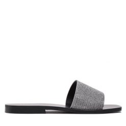 Klapki Liu Jo. Szare klapki damskie Liu Jo, bez wzorów, bez obcasa. Za 379.99 zł.