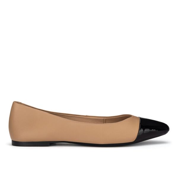 Baleriny Sergio Bardi. Brązowe baleriny damskie Sergio Bardi, bez wzorów, bez obcasa. Za 249.99 zł.