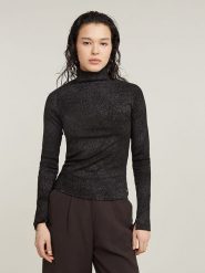 G-Star Koszulka w kolorze antracytowym rozmiar: XL. Czarne bluzki damskie G-Star, xl, bez wzorów, z bawełny, retro, bez kołnierzyka, bez ramiączek. Za 136.45 zł.