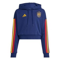 Bluza z kapturem Spain DNA. Niebieskie bluzy z kapturem damskie Adidas. Za 259.00 zł.
