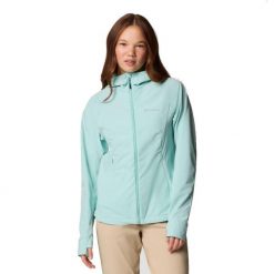 Kurtka softshell damska Columbia Sweet As III Hooded Softshell. Niebieskie kurtki damskie Columbia, l, bez wzorów, z softshellu, z kapturem. Za 329.99 zł.