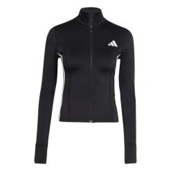Damska bluza dresowa adidas Essentials 3-Stripes. Czarne bluzy sportowe damskie Adidas, l, z aplikacjami, z dresówki, bez ramiączek, długie, bez kaptura. Za 200.99 zł.