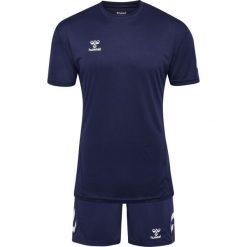 Ustaw Hummel Logo. Niebieskie spodnie dresowe damskie HUMMEL, m, bez wzorów, z dresówki. Za 167.00 zł.