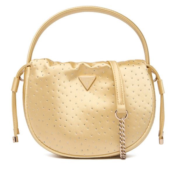 Torebka Guess. Żółte torebki klasyczne damskie Guess, z aplikacjami, bez dodatków. Za 589.99 zł.