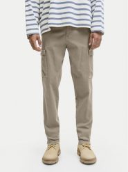 Jack & Jones Spodnie materiałowe Stace Arthur 12282388 Beżowy Regular Fit. Brązowe spodnie materiałowe męskie Jack & Jones, bez wzorów, z bawełny. Za 249.99 zł.