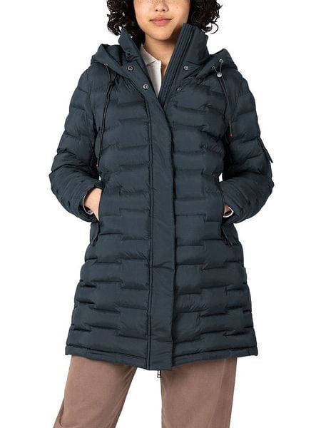 Timezone Kurtka zimowa w kolorze zielonym rozmiar: XL. Zielone kurtki damskie Timezone, na zimę, xl, bez wzorów, z puchu, bez kaptura. Za 217.99 zł.