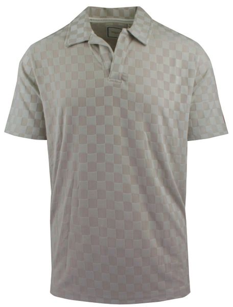 Męska Koszulka Polo z Dekoltem Bez Guzików - Brave Soul - Beżowa. Brązowe koszulki polo męskie Brave Soul, l, bez wzorów, z dzianiny, bez ramiączek. Za 129.00 zł.