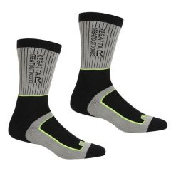 Skarpetki Męskie Samaris 2 Season 2pak. Czarne skarpetki męskie Regatta, bez wzorów, z dzianiny. Za 147.99 zł.