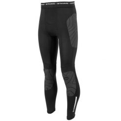 Legginsy zapobiegające otarciom Stanno Equip. Czarne legginsy sportowe damskie STANNO, s, bez wzorów, z materiału, z podwyższonym stanem, na fitness i siłownię. Za 264.00 zł.