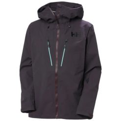 Damska kurtka turystyczna Helly Hansen Odin Ultimate Infinity. Czarne kurtki damskie Helly Hansen, na zimę, xl, bez wzorów, z materiału, bez kaptura. Za 1,966.50 zł.