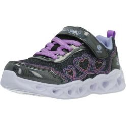 Buty SKECHERS 303736LCS HEART LIGHTS Czarny. Czarne obuwie trekkingowe damskie Skechers. Za 209.99 zł.