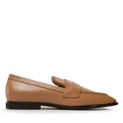 Lordsy GINO ROSSI. Brązowe mokasyny damskie Gino Rossi. Za 219.99 zł.