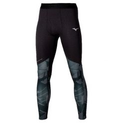 Legginsy Mizuno Virtual. Czarne spodnie sportowe męskie Mizuno. Za 346.50 zł.