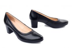 Bioeco by Arka 5522 3009 czarny, czółenka damskie. Czarne czółenka damskie Bioeco by Arka, bez wzorów, ze skóry, bez obcasa, na obcasie. Za 424.90 zł.