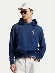Polo Ralph Lauren Bluza 710B18563001 Granatowy Regular Fit. Niebieskie bluzy bez kaptura męskie Polo Ralph Lauren, m, z bawełny. Za 1,499.00 zł.