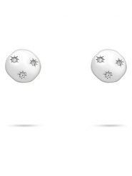 Tamaris Kolczyki-wkrętki z cyrkoniami rozmiar: onesize. Szare kolczyki damskie Tamaris, z cyrkonią, ze stali. Za 86.99 zł.