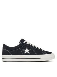 Converse Tenisówki One Star 95 A14711C Czarny. Czarne trampki i tenisówki męskie Converse, bez wzorów, ze skóry, bez zapięcia. Za 339.99 zł.