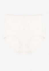 Białe Modelujące Majtki z Bawełny High Waist Nilionea. Białe bielizna wyszczuplająca Renee, z bawełny. Za 14.99 zł.