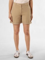 Tommy Hilfiger Szorty Kobiety Bawełna beżowy, 38. Brązowe spodenki sportowe damskie Tommy Hilfiger, bez wzorów, z bawełny, klasyczne. Za 379.95 zł.