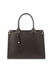 Maison héritage PARIS Skórzana torebka "Pure" w kolorze czarnym - 33 x 24 x 13 cm rozmiar: onesize. Czarne torebki klasyczne damskie maison héritage PARIS, bez wzorów, z materiału, bez dodatków. Za 382.99 zł.